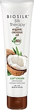 УЦЕНКА Крем для укладки волос - BioSilk Silk Therapy Organic Coconut Oil Curl Cream * — фото N1