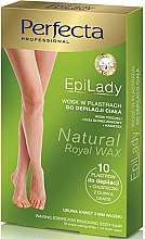 Духи, Парфюмерия, косметика Восковые полоски для депиляции тела - Perfecta EpiLady Natural Royal Wax