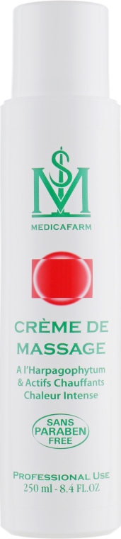 Крем для массажа с гарпагофитумом и прогреванием "Интенсивный разогрев" - Medicafarm Body Care Creme — фото N1
