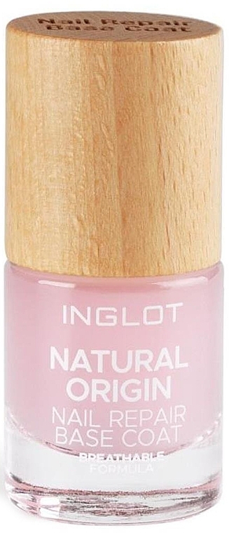 База для нігтів - Inglot Natural Origin Nail Repair Base Coat — фото N1