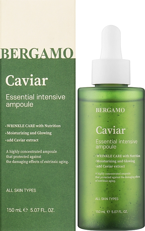 Сироватка для обличчя з ікрою - Bergamo Caviar Essential Intensive Ampoule — фото N2