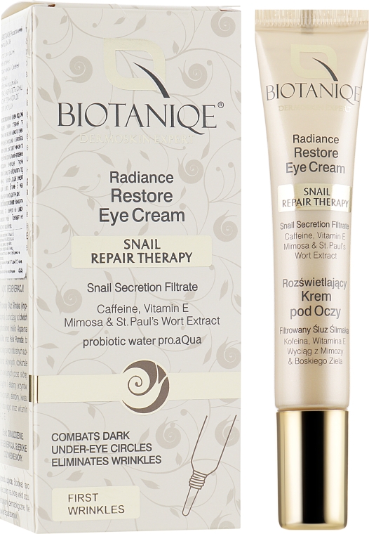 Восстанавливающий крем для век - Biotaniqe Radiance Restore Eye Cream — фото N1