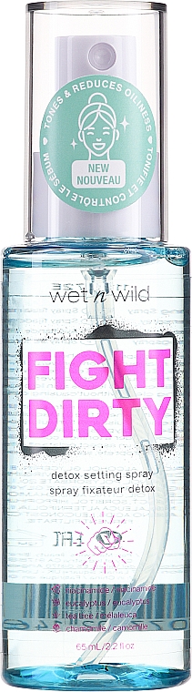 Спрей для фіксації макіяжу - Wet N Wild Fight Dirty Detox Setting Spray