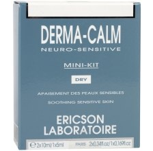 Духи, Парфюмерия, косметика Мини-набор для сухой кожи - Ericson Laboratoire Mini-Kit Derma-Calm (cr/10ml + serum/10ml + cr/10ml)