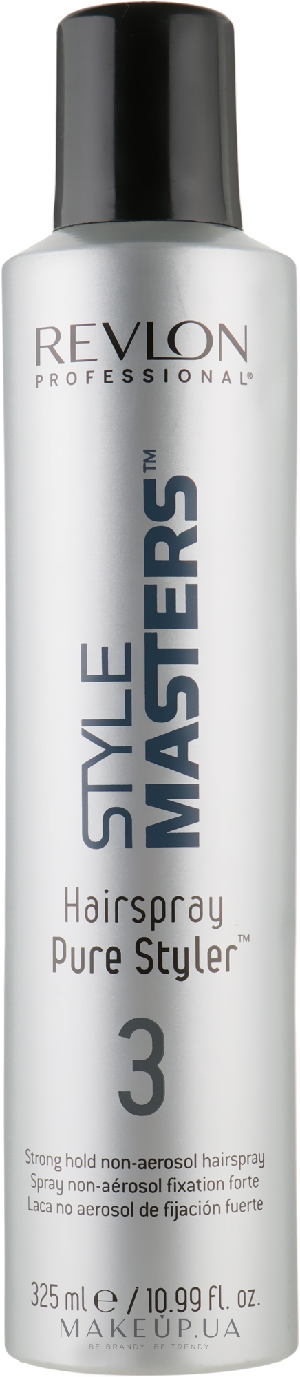 Лак для волосся неаерозольний сильної фіксації - Revlon Professional Style Masters Hairspray Pure Styler 3 — фото 325ml