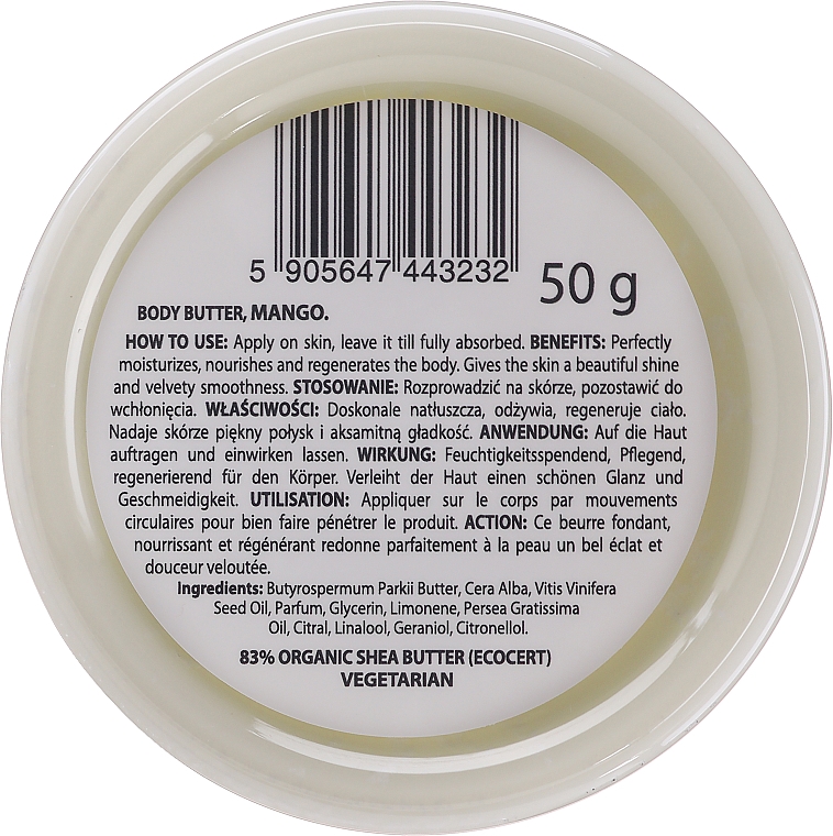 Масло для тіла "Манго" - Kanu Nature Mango Body Butter — фото N3