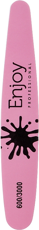 Полировщик для ногтей 600/3000, pink - Enjoy Professional — фото N1