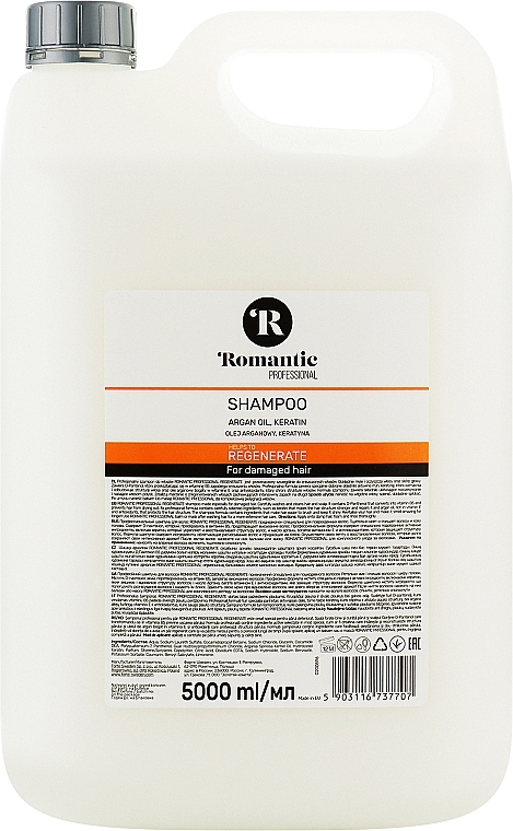 Шампунь для поврежденных волос - Romantic Professional Helps to Regenerate Shampoo — фото N3