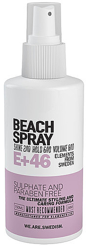 Спрей для волосся "Текстурувальний із сіллю" - E+46 Beach Spray — фото N1