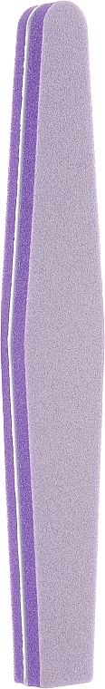 Пилка-баф для нігтів двостороння, трапеція 100\180, фіолетова - Tools For Beauty Diamond Purple — фото N1