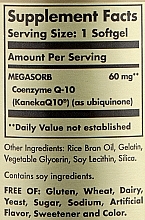 Рослинні капсули "Альтман коензим" - Solgar Vegetarian CoG-10 60 Mg Capsules — фото N3