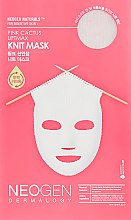 Духи, Парфюмерия, косметика Маска для лица с розовым кактусом - Neogen Dermalogy Pink Cactus Liftmax Knit Mask