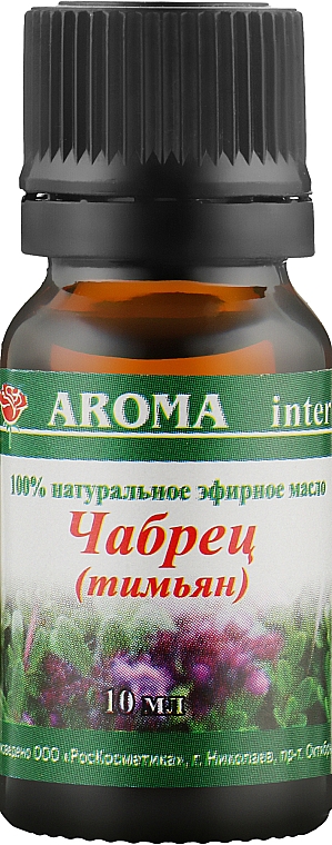 Ефірна олія "Чебрець" - Aroma Inter — фото N1
