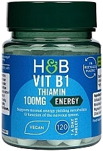 Пищевая добавка "Витамин B1" - Holland & Barrett Vitamin B1 100mg — фото N2