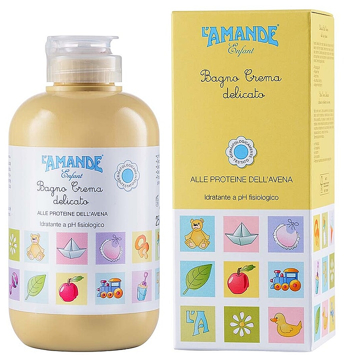 Нежный крем для ванны - L'Amande Enfant Delicate Children's Bath Cream — фото N1