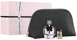 Парфумерія, косметика Yves Saint Laurent Mon Paris - Набір (edp/90ml + lipstick/1.6g + pouch)