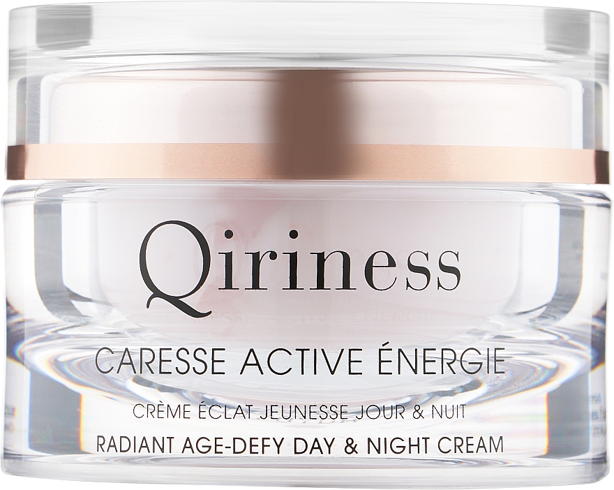 Розгладжувальний крем для обличчя "Енергія і сяйво" - Qiriness Caresse Active Enegie Radiant Age-Defy Day&Night Cream — фото N1