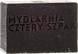 Натуральное мыло с углем - Cztery Szpaki Charcoal Detox Soap — фото N2