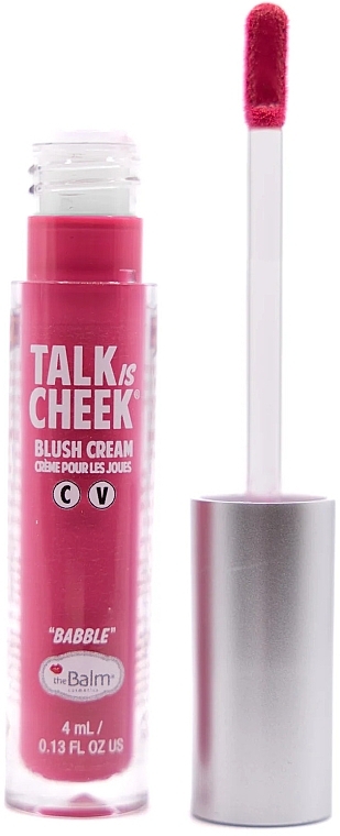Рум'яна для обличчя - TheBalm Talk is Cheek Blush Cream — фото N1