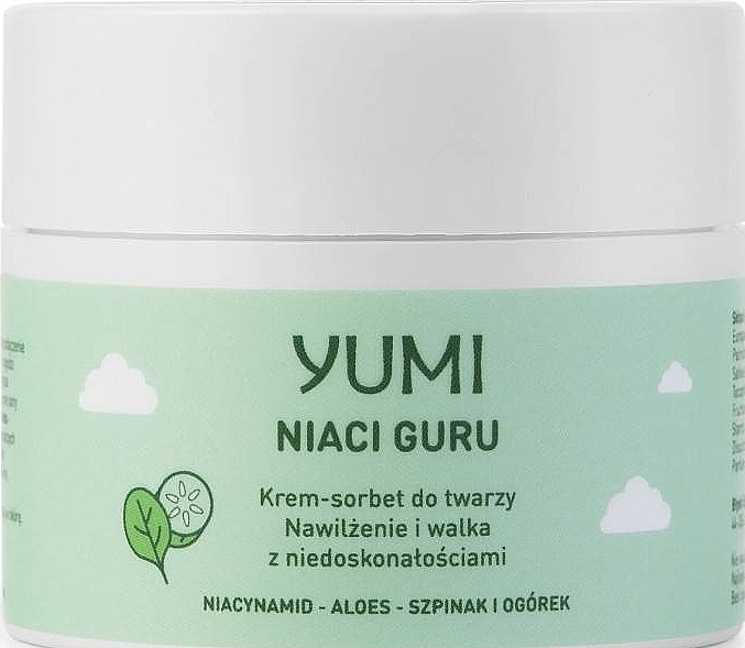 Крем-сорбет для лица "Niaci Guru" - Yumi Face Cream — фото N1