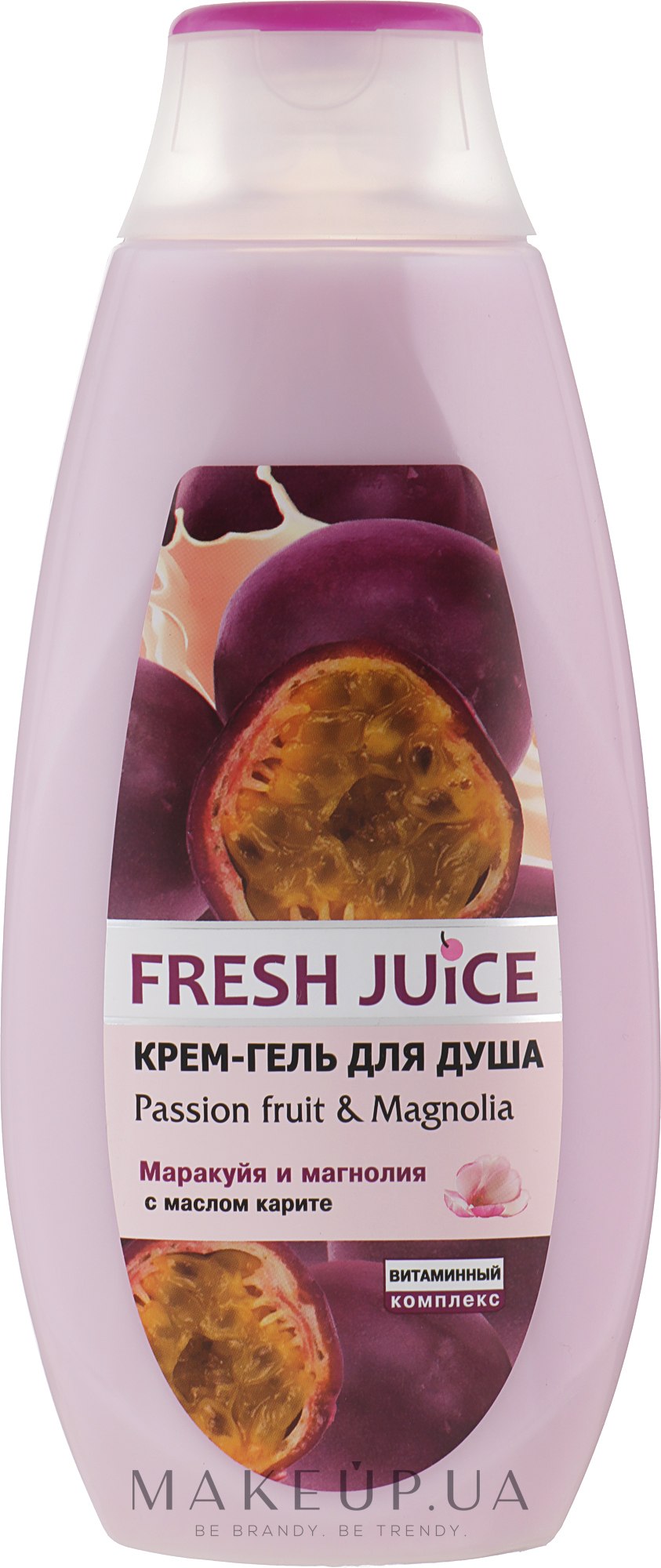 Крем-гель для душа "Сок Маракуйи и Магнолия" - Fresh Juice Brazilian Carnival Passion Fruit & Magnolia — фото 400ml