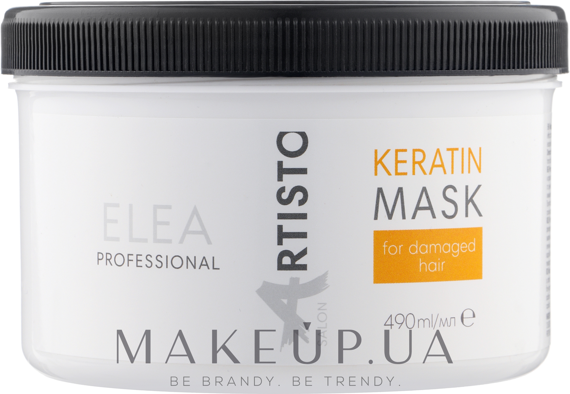 Маска реструктурирующая для волос - Elea Professional Artisto Salon Keratin Mask For Damaged Hair — фото 490ml