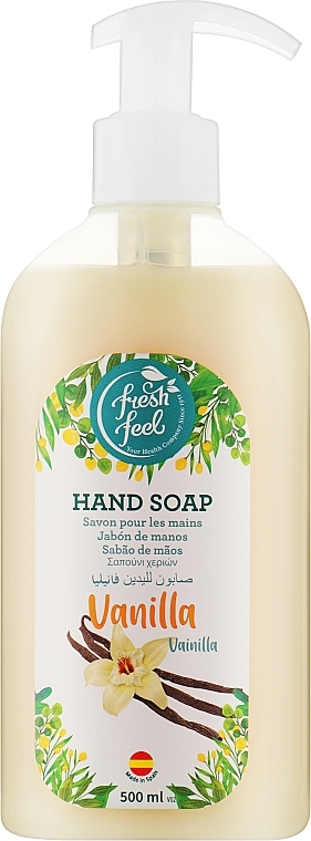 Рідке мило для рук "Vanilla" - Fresh Feel Hand Soap — фото N1