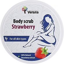 Духи, Парфюмерия, косметика Скраб для тела "Клубника" - Verana Body Scrub Strawberry