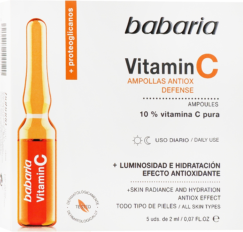 Сироватка для шкіри обличчя - Babaria Vitamin C Ampoule