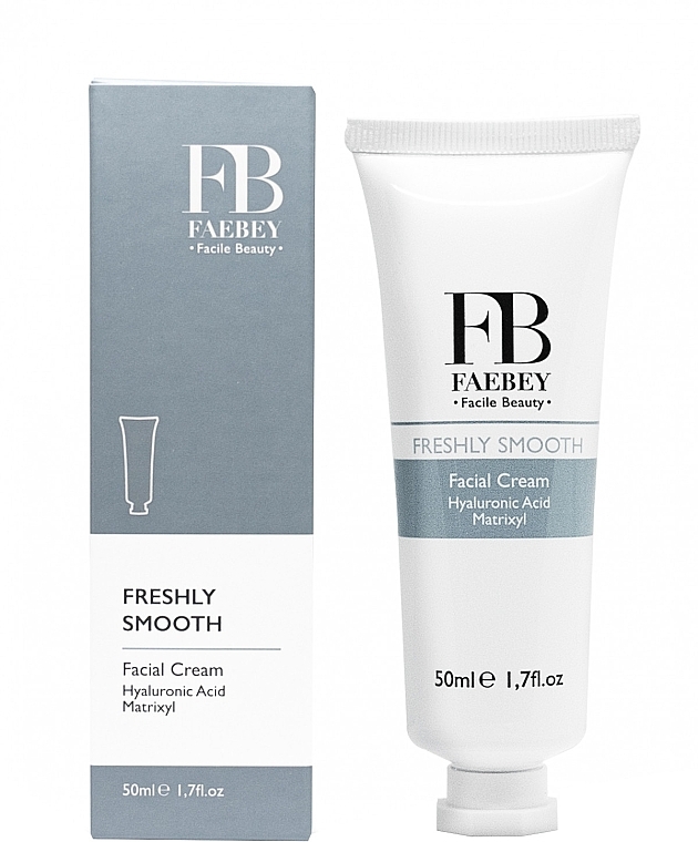 Освіжальний крем для обличчя - Faebey Freshly Smooth Facial Cream — фото N1