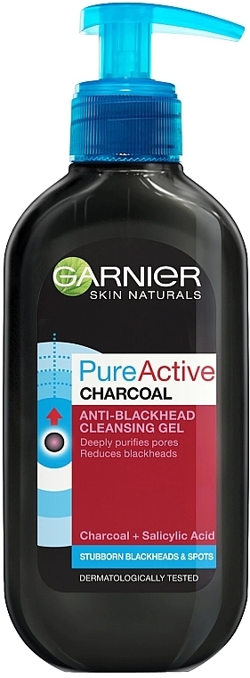 Ультра-очищуючий гель для вмивання з абсорбуючиим вугіллям, що усуває недоліки шкіри - Garnier Skin Naturals Чиста Шкіра Актив
