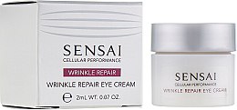Парфумерія, косметика Антивіковий крем для очей проти зморшок - Sensai Cellular Performance Wrinkle Repair Eye Cream (пробник)