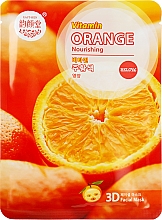 Парфумерія, косметика Тканинна маска для обличчя "Апельсин" - Belov Double Vitamin Orange Nourishing 3d Mask East-skin