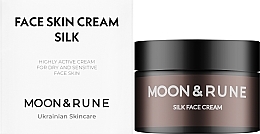 Крем для обличчя з протеїнами шовку - Moon&Rune Silk Face Cream — фото N2
