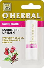 Парфумерія, косметика Живильний бальзам для губ - O'Herbal Nourishing Lip Balm Satin Care