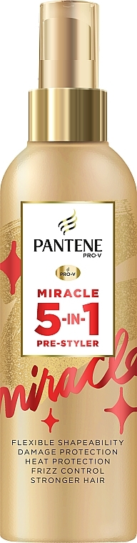Спрей для волосся перед укладанням 5 в 1 - Pantene Pro-V Miracle 5 in 1 Pre-Styling & Heat Protector Spray — фото N1