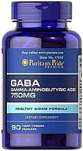 Парфумерія, косметика Дієтична добавка "Гамма-аміномасляна кислота", 750 мг, капсули - Puritan's Pride Gaba