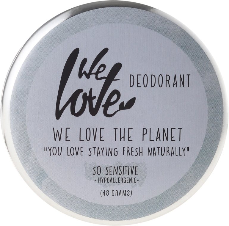 Натуральний кремовий дезодорант "Такий чутливий" - We Love The Planet Deodorant So Sensitive — фото N1