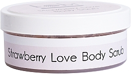 Скраб для тіла з гімалайською сіллю та кісточками полуниці "Strawberry Love" - Tobi Strawberry Love Body Scrub — фото N1