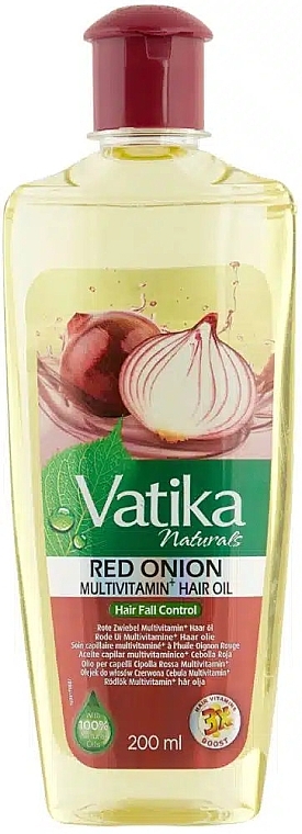 Масло для волос с красным луком - Dabur Vatika Red Onion Hair Oil — фото N1