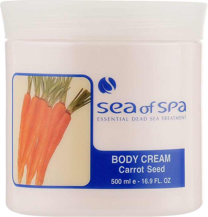 Крем для тіла з витяжками з насіння моркви - Sea Of Spa Body Cream Carrot Seed 