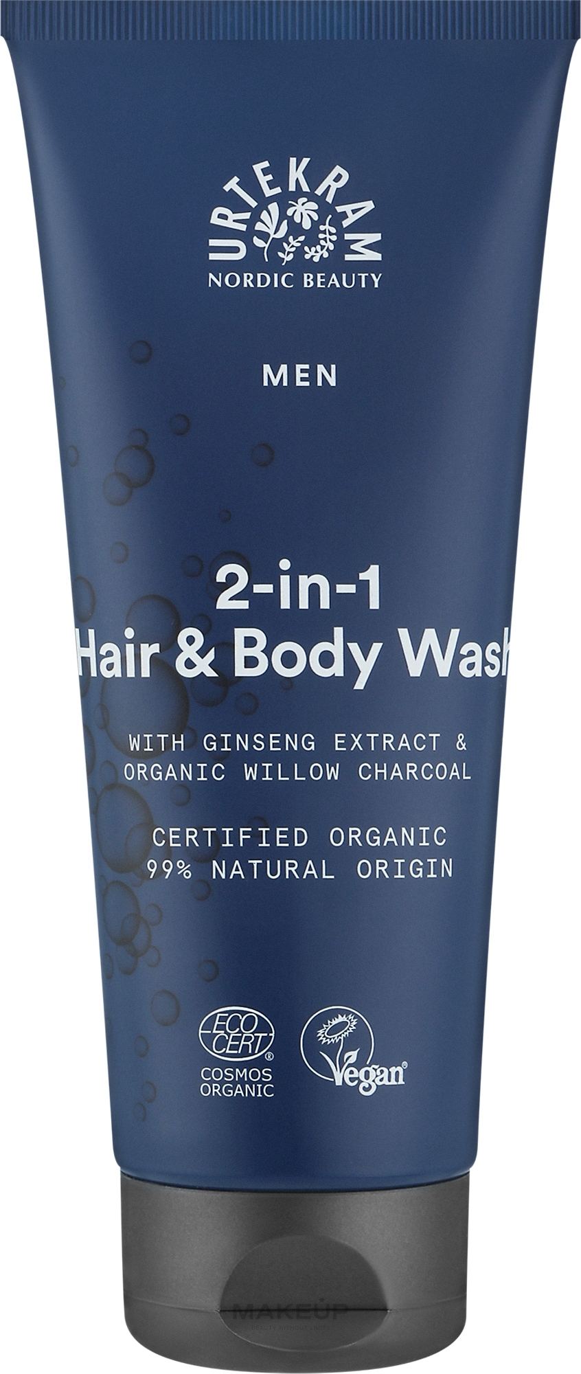Гель для мытья волос и тела для мужчин - Urtekram Men 2-In-1 Hair & Body Wash — фото 200ml