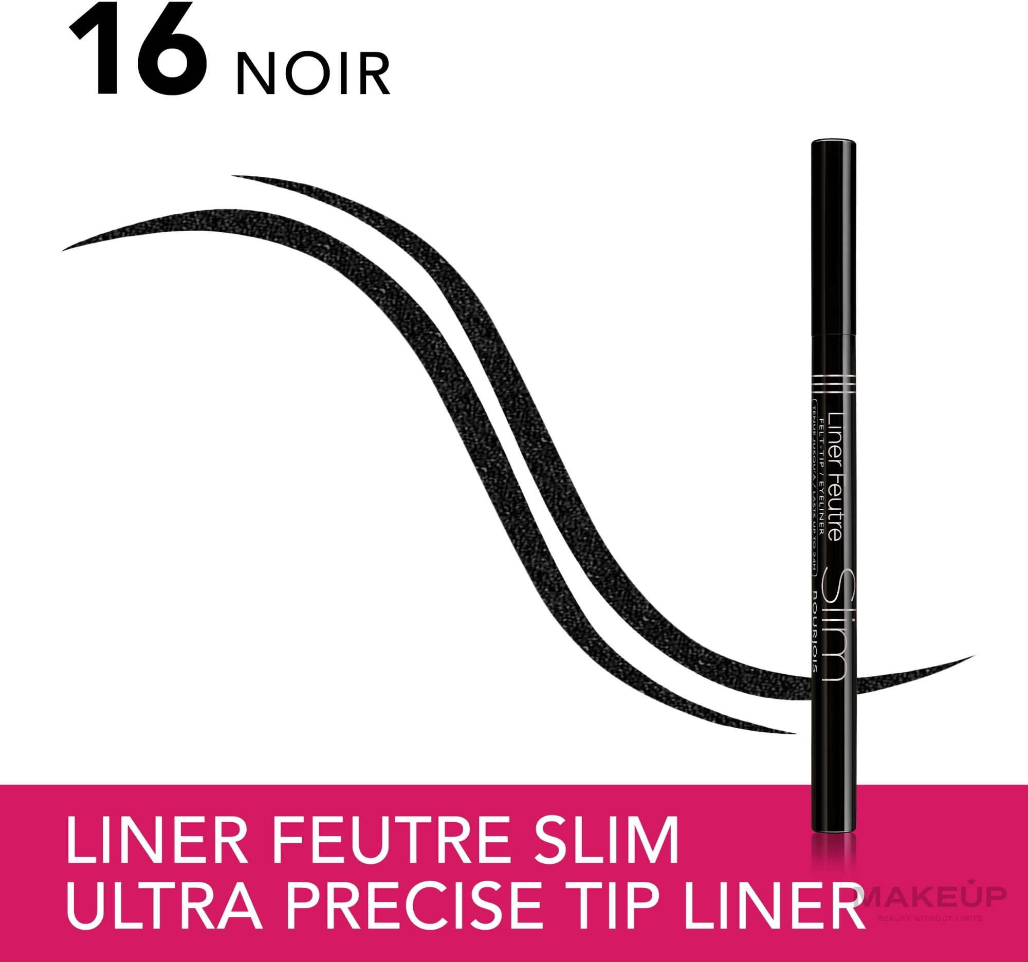 Подводка-фломастер для глаз, тонкая - Bourjois Liner Feutre Slim — фото 16 - Noir