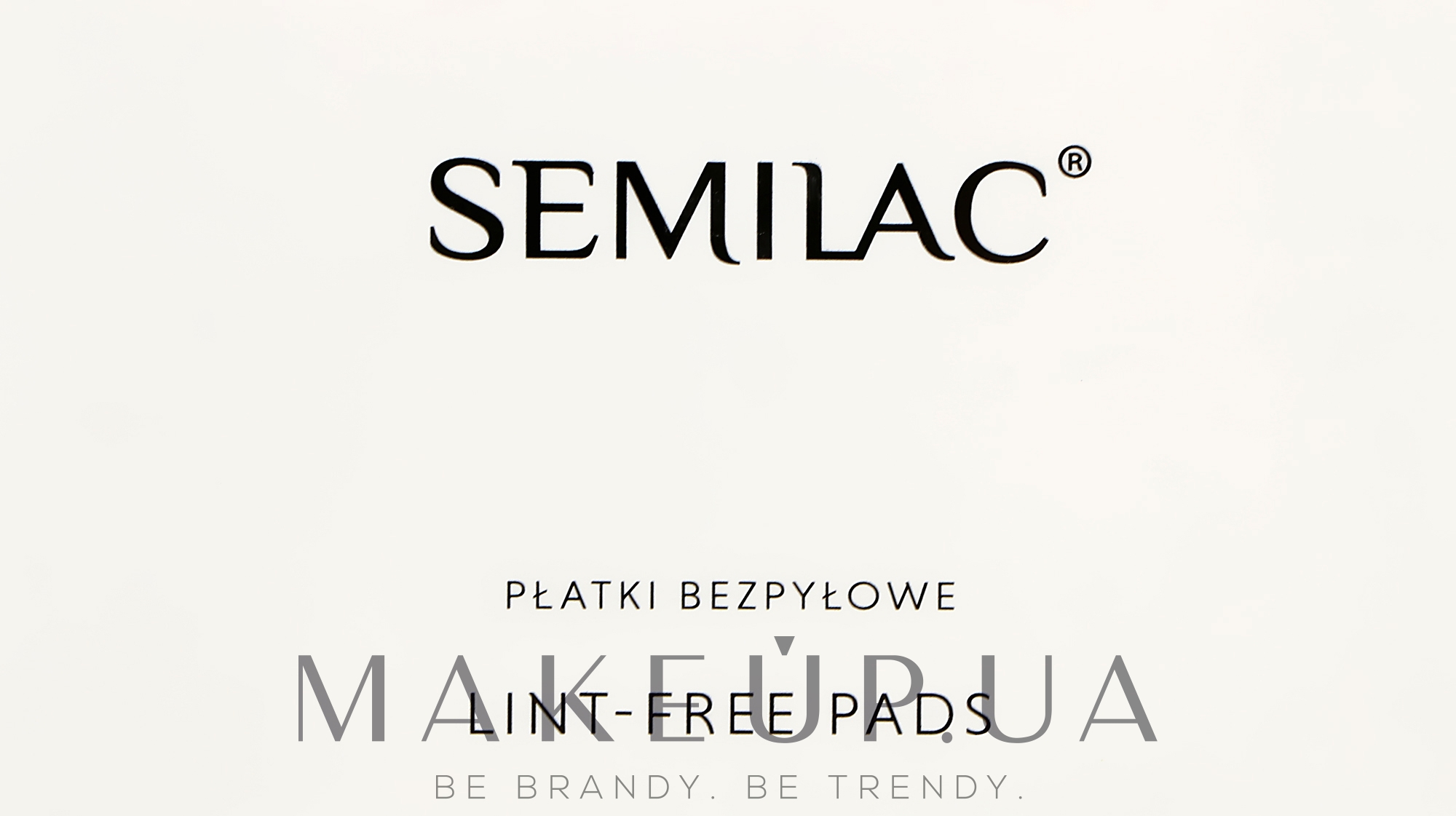 Серветки безворсові для нігтів - Semilac Lint Free Cleaning Nail Pads — фото 200шт