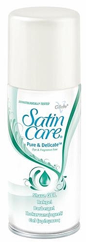 Гель для бритья "Деликатный" - Gillette Satin Care Pure and Delicate Shave Gel for Woman