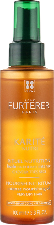 Олія живильна для волосся та шкіри голови - Rene Furterer Karite Intense Nutrition Oil 