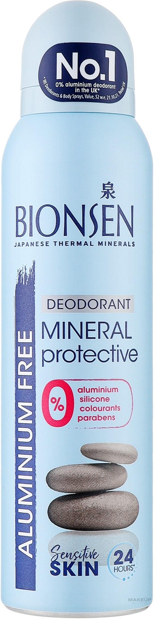 Дезодорант-спрей "Мінеральний захист" - Bionsen Mineral Protective Deodorant Alumimium-Free — фото 150ml