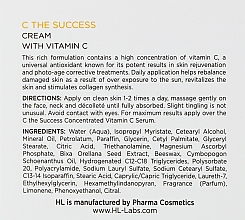 Крем для лица с витамином С - Holy Land Cosmetics C The Success Cream — фото N3