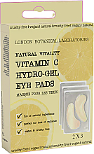 Парфумерія, косметика Гідрогелеві патчі для очей з вітаміном С - London Botanical Laboratories Vitamin C Hydro-Gel Eye Pads