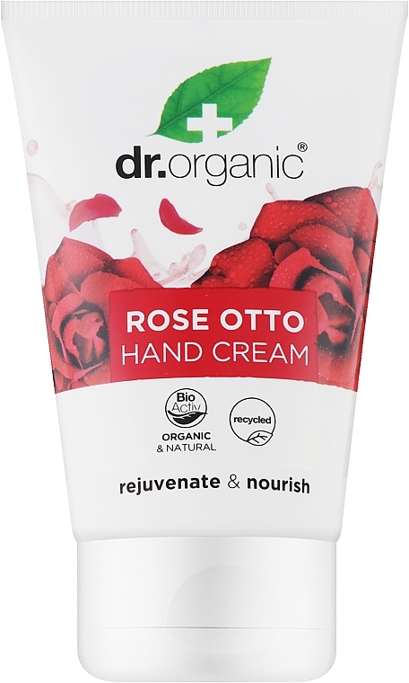 Крем для рук и ногтей "Роза Отто" - Dr. Organic Bioactive Skincare Organic Rose Otto Hand & Nail Cream — фото N2